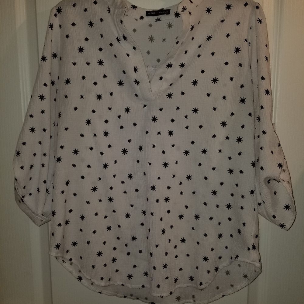 CAMISOLE TOP WHITE/BLACK TOP - Picture 4 of 15